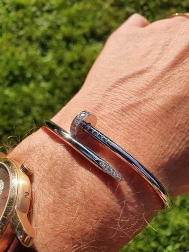 Customer photo review of JUSTE BRACELET 3.5MM ALL DIAMONDS