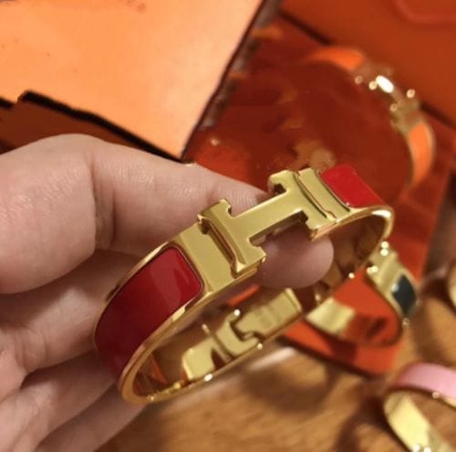 Customer photo review of H RED BRACELET