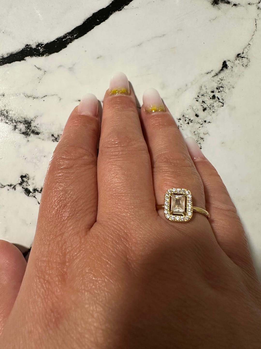 Customer photo review of Inel Elegance - Auriu