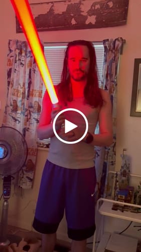 Customer video review of Apprentice Staff