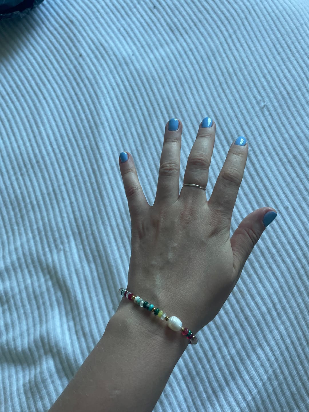 Customer photo review of Pearl Crystal Bracelet