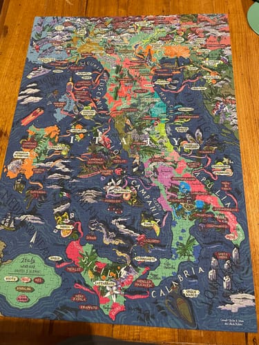 Customer photo review of Wine Puzzle - Italy