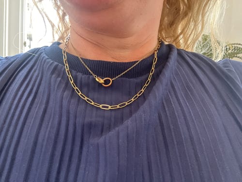 Customer photo review of Linked Necklace