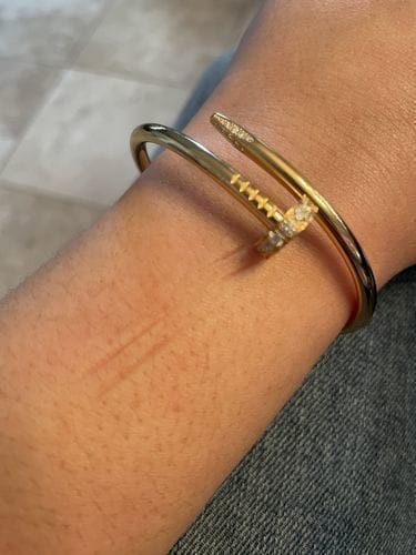 Customer photo review of JUSTE BRACELET 3.5MM ALL DIAMONDS