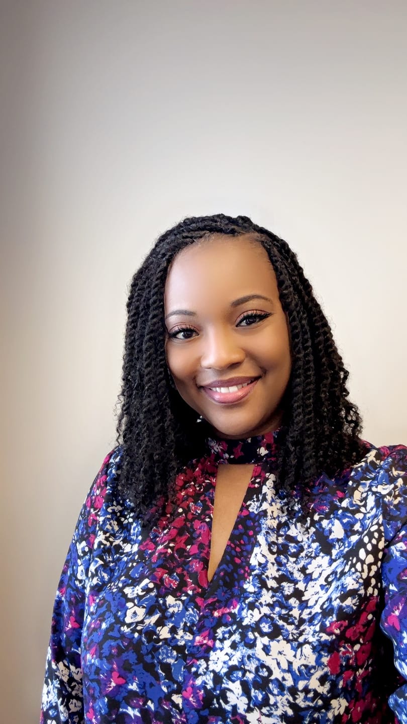 Customer photo review of Upgraded Natural Color Afro Kinky Bulk Human Hair (50g per pack)