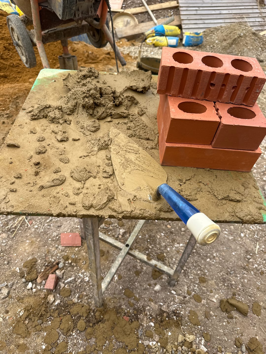 Customer photo review of Bon Tool Narrow London Brick Trowel Plastic Handle