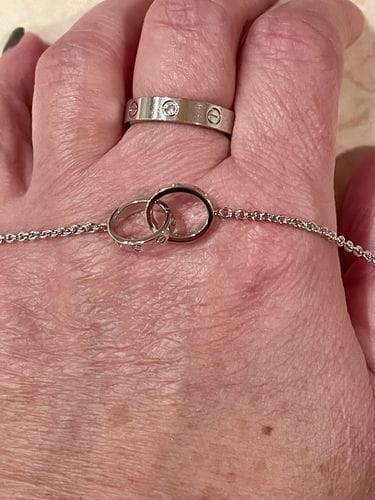 Customer photo review of LOVE BRACELET DOUBLE RING