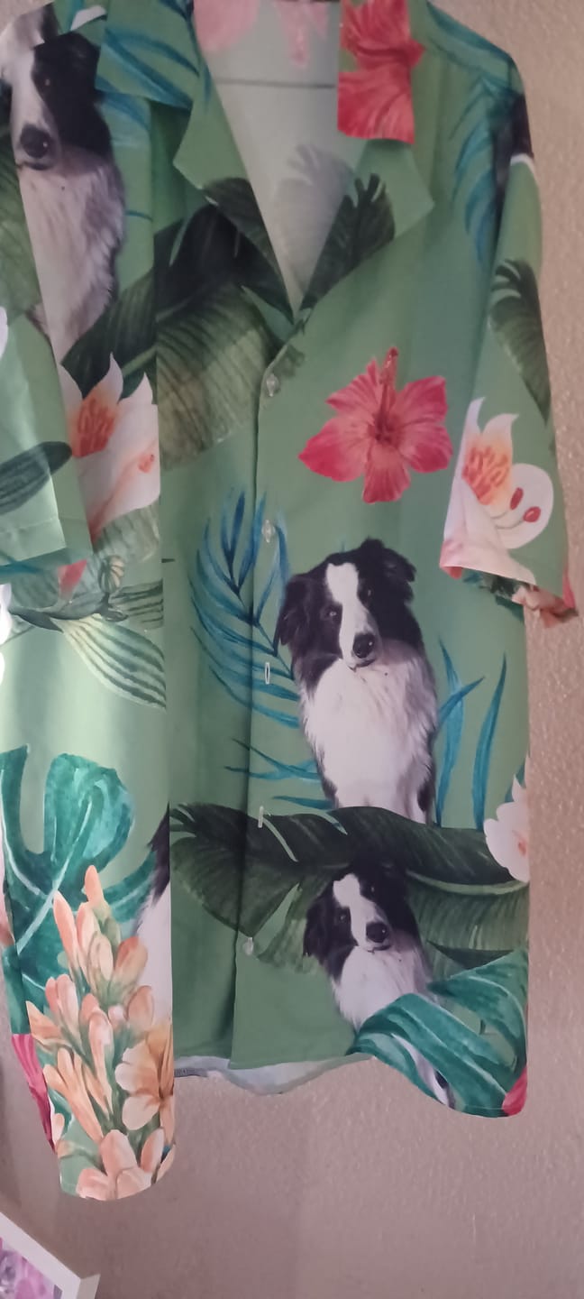 Customer photo review of Votre photo - Chemise hawaïenne personnalisée