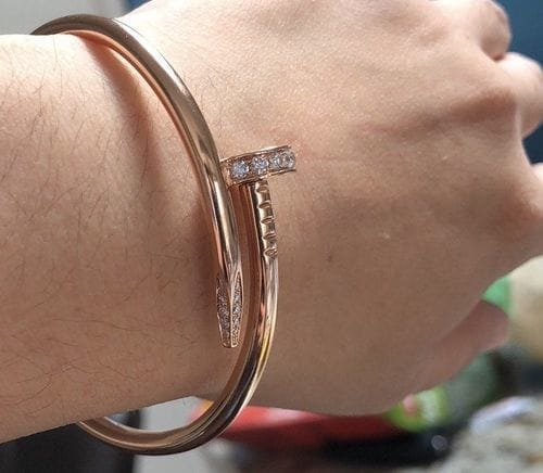 Customer photo review of JUSTE BRACELET 3.5MM ALL DIAMONDS