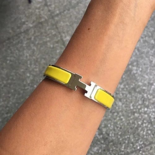 Customer photo review of H YELLOW BRACELET