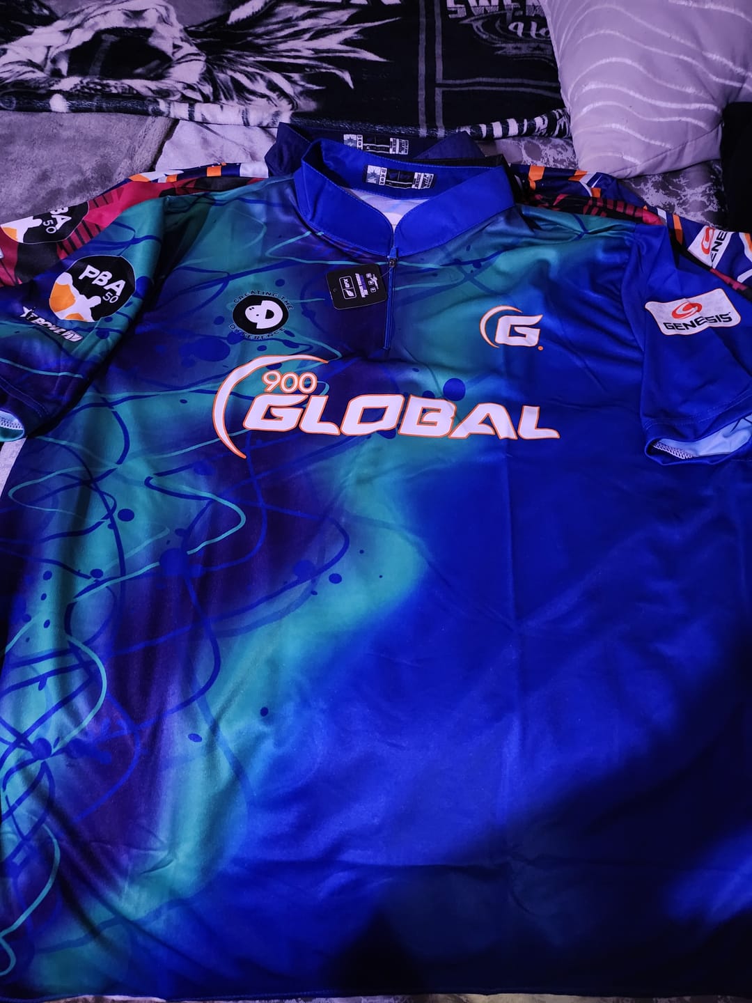 Customer photo review of 900G - ORIGIN - BOWLING JERSEY