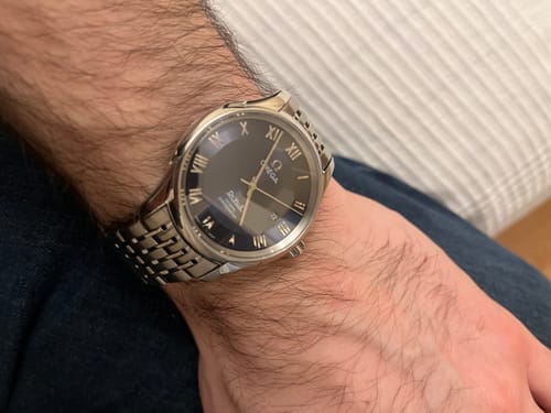 Customer photo review of DEVILLE HOUR VISION CO-AXIAL STAINLESS STEEL BLUE DIAL
