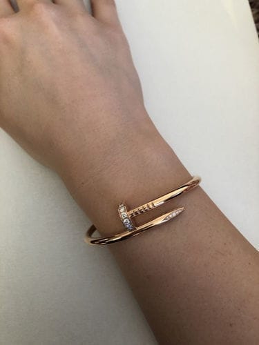 Customer photo review of JUSTE BRACELET 3.5MM ALL DIAMONDS