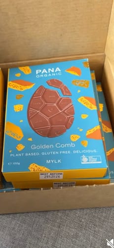 Customer photo review of Limited Edition - Golden Comb Chocolate Egg - SAVE 50%