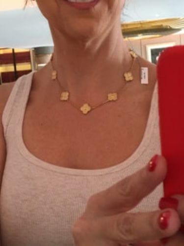 Customer photo review of VINTAGE NECKLACE 10 MOTIFS GOLD