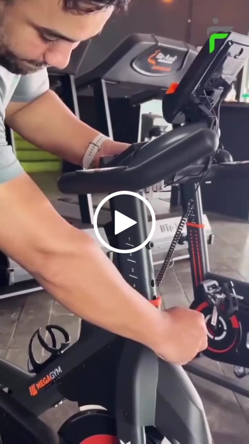 Customer video review of Bicicleta Ergométrica Bike Mega Spinning 10K