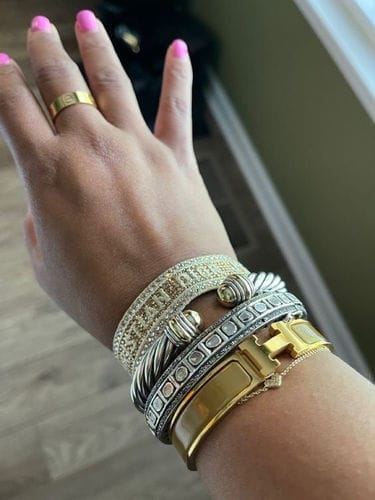 Customer photo review of H CHAMPAGNE BRACELET
