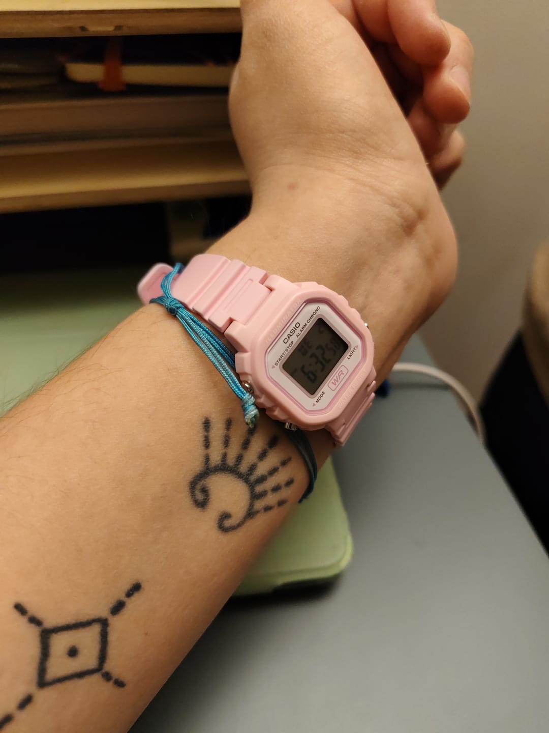 Customer photo review of Reloj Casio Vintage LA-20WH-4A1DF Rosado