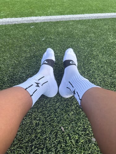 Customer photo review of Ylo Performance Grip Socks