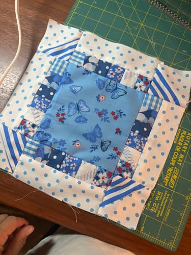 Customer photo review of Mrs Quilty Subscription Box