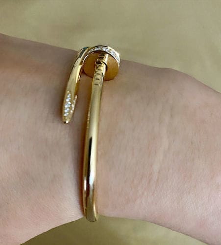 Customer photo review of JUSTE BRACELET 3.5MM ALL DIAMONDS