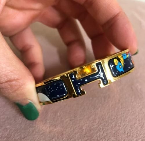Customer photo review of H STAR AND MOON BRACELET 12MM