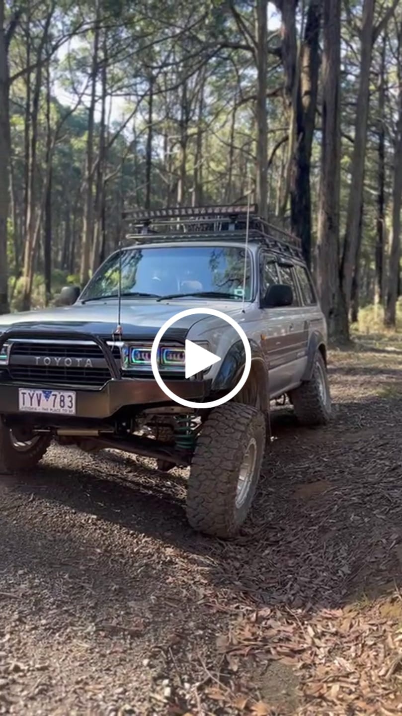 Customer video review of 4X6" LED Colour Chasing Headlights