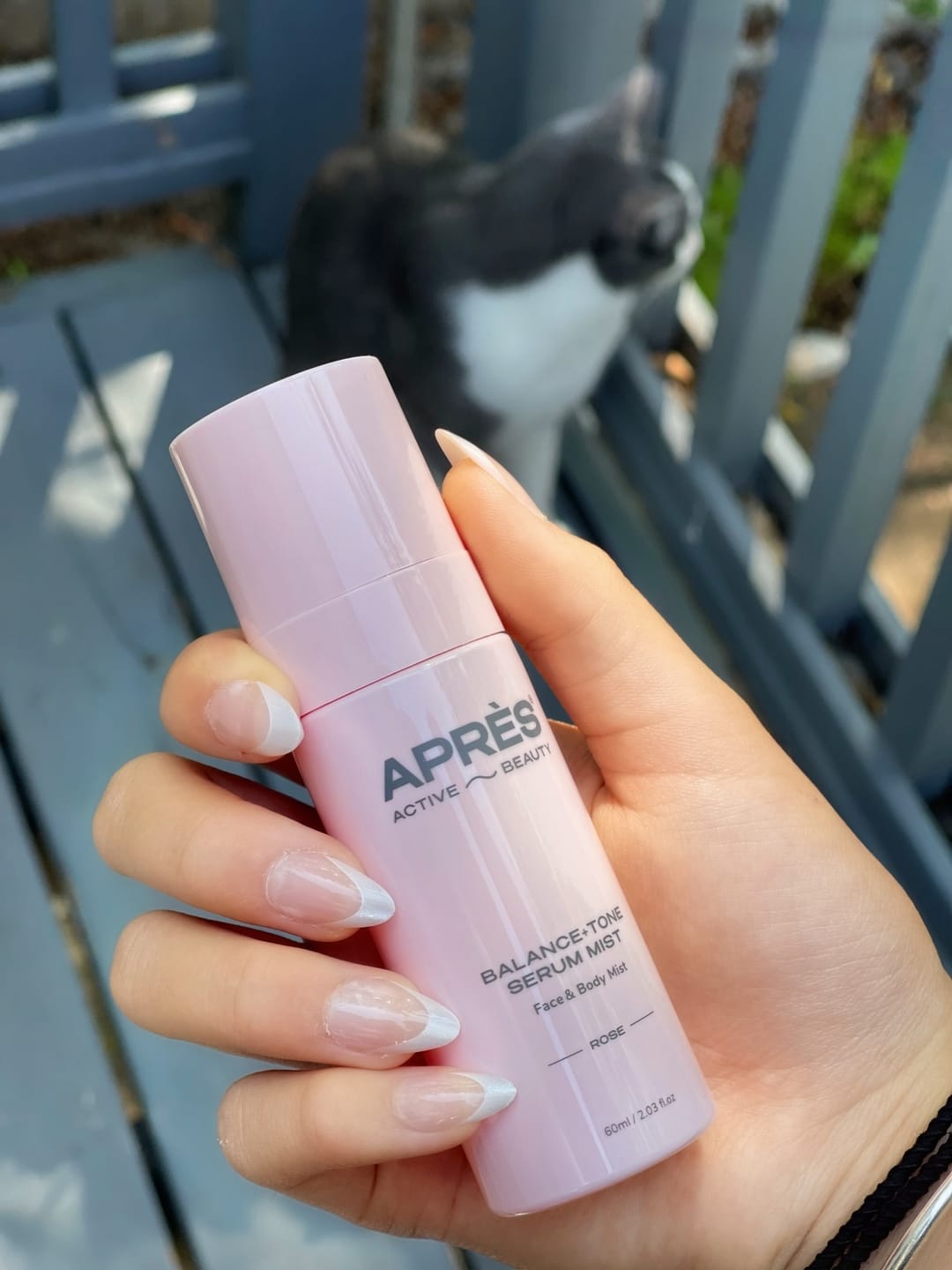 Customer photo review of Balancing Serum Face + Body Mist
