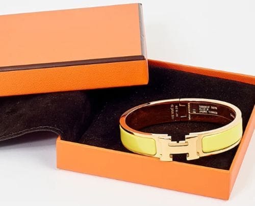 Customer photo review of H YELLOW BRACELET