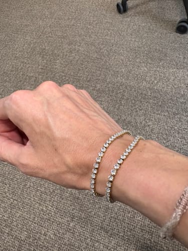 Customer photo review of Tennis Bracelet