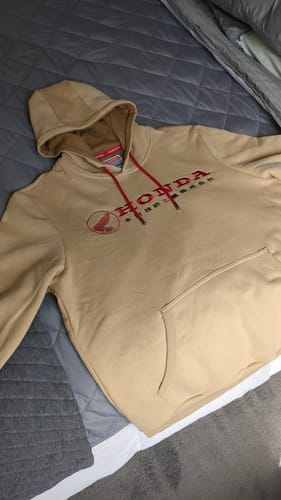 Customer photo review of 1964 Honda Brand Hoodie