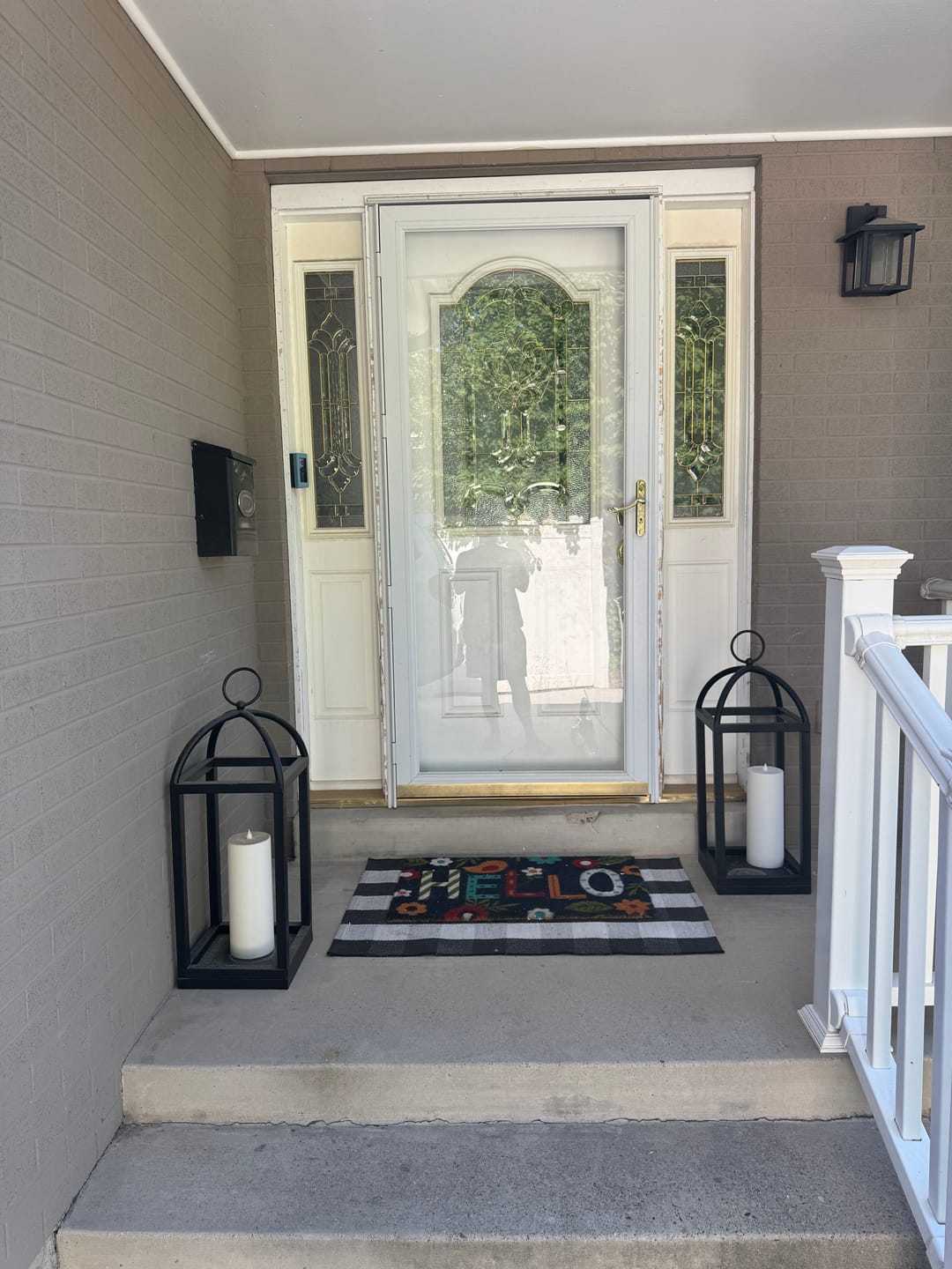 Customer photo review of Clear 4 Lite Glass and Frame Kit (Half Lite)