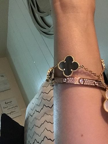Customer photo review of LOVE BRACELET 6.1MM DIAMOND-PAVED 10 BIG DIAMONDS
