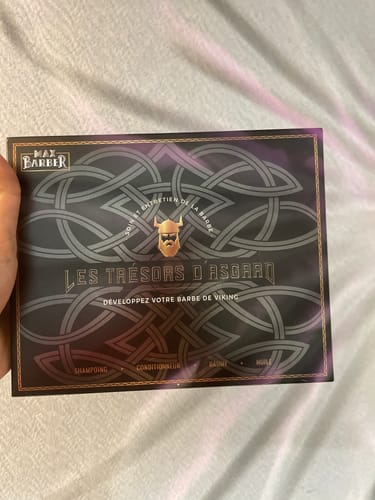 Customer photo review of Les trésors d’Asgard  | Coffret Complet Soin barbe 4-en-1