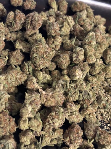 Customer photo review of Wedding Cake - Greenhouse THCA (Smalls)