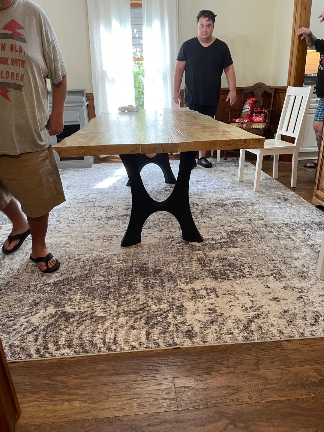 Customer photo review of Table Legs 405 Haru 28H Metal Dining Furniture Legs