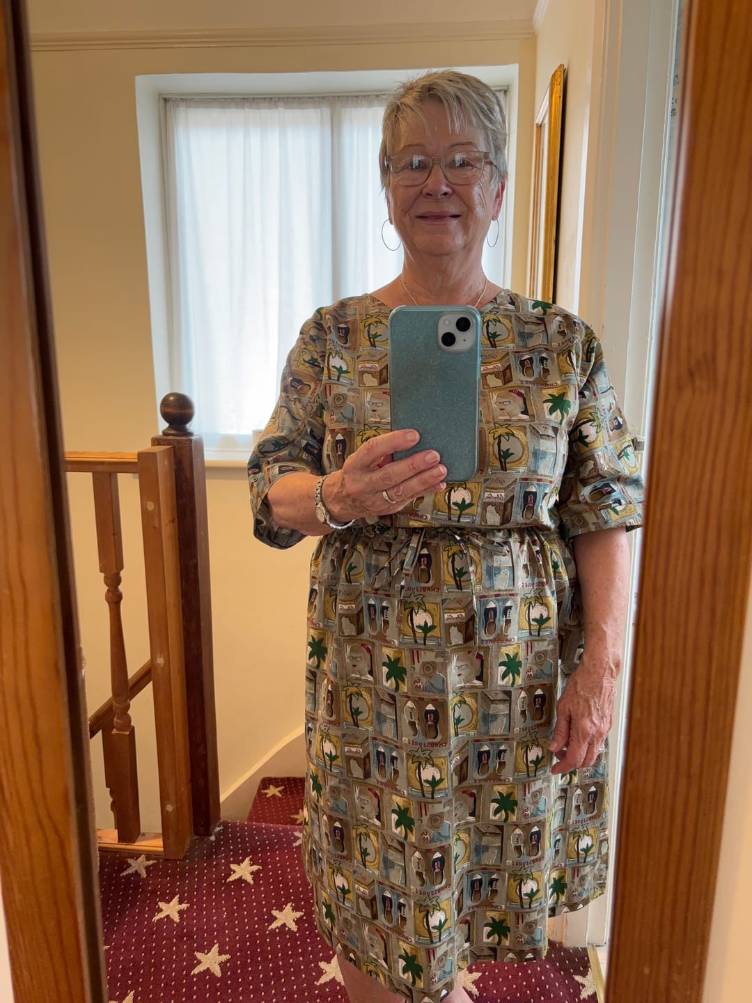 Customer photo review of Seaside Stroll Pima Cotton Lawn Fabric