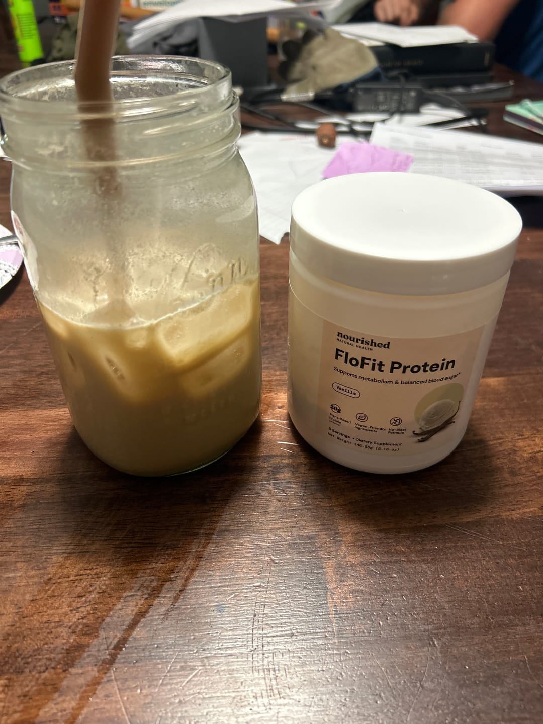 Customer photo review of FloFit Protein