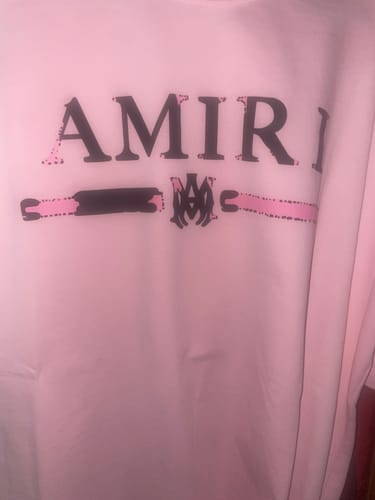Customer photo review of AMIRI T-Shirt