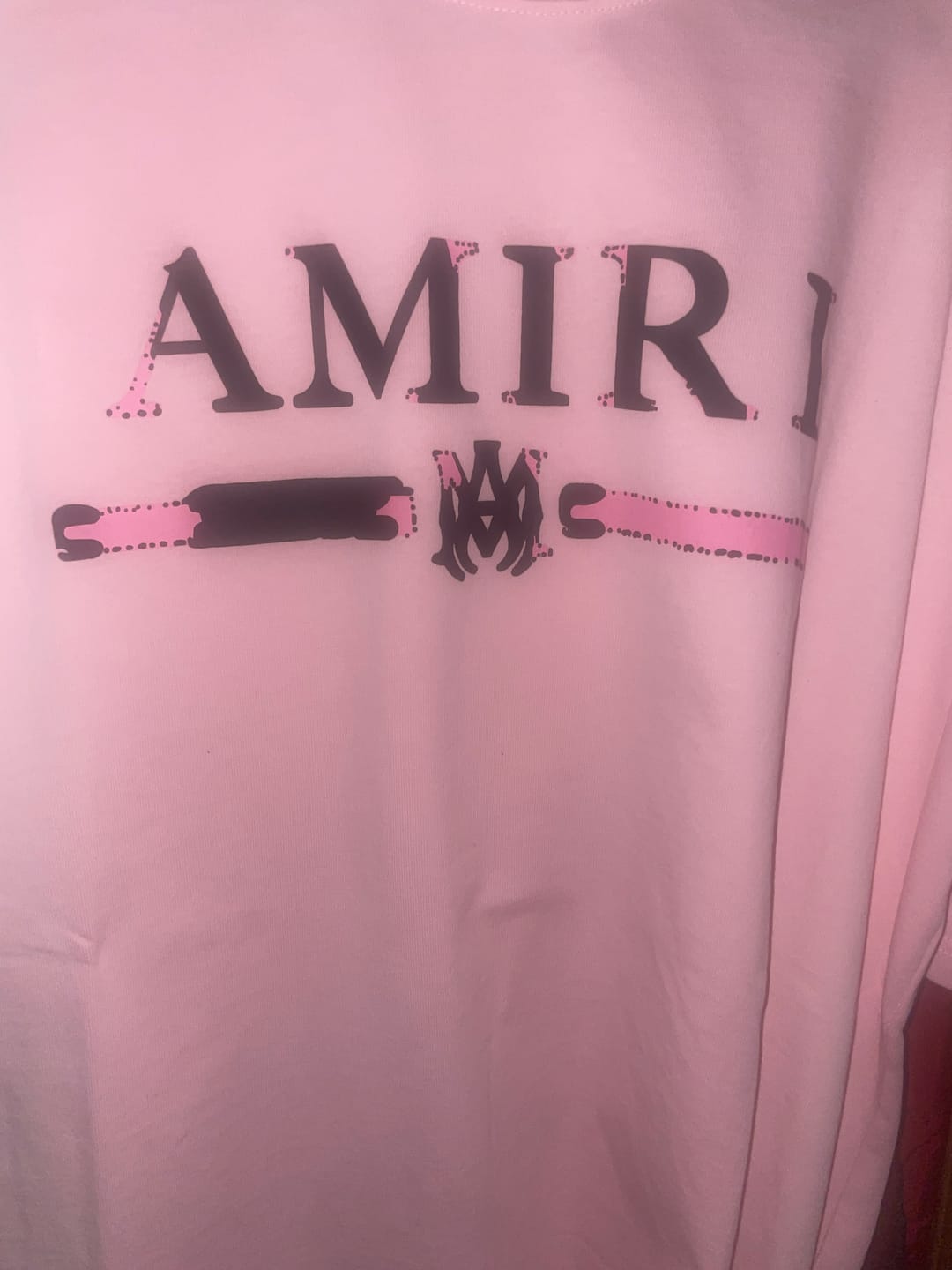 Customer photo review of AMIRI T-Shirt