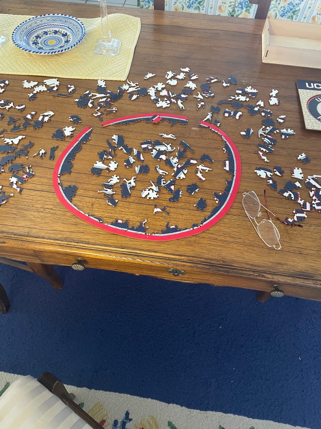 Customer photo review of University of Connecticut - Wooden Puzzle