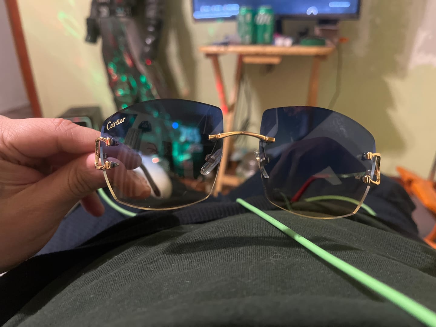 Customer photo review of Big C wire sunglasses