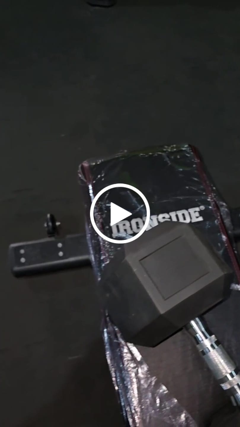 Customer video review of Mancuerna Hexagonal 5 a 100 lb IRONSIDE Fitness (unidad)