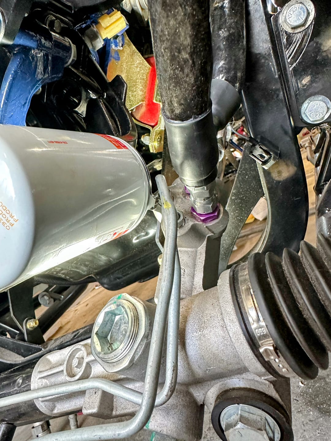 Customer photo review of -10AN to -10ORB Male Fitting by Fluidworks