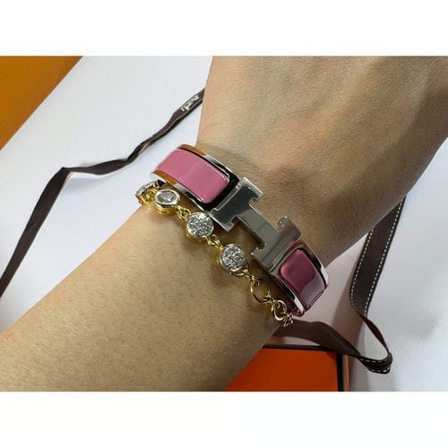Customer photo review of H PURPLE BRACELET