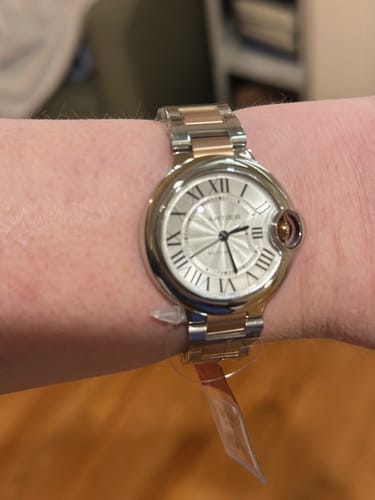 Customer photo review of BALLON BLEU 33MM PINK GOLD STEEL