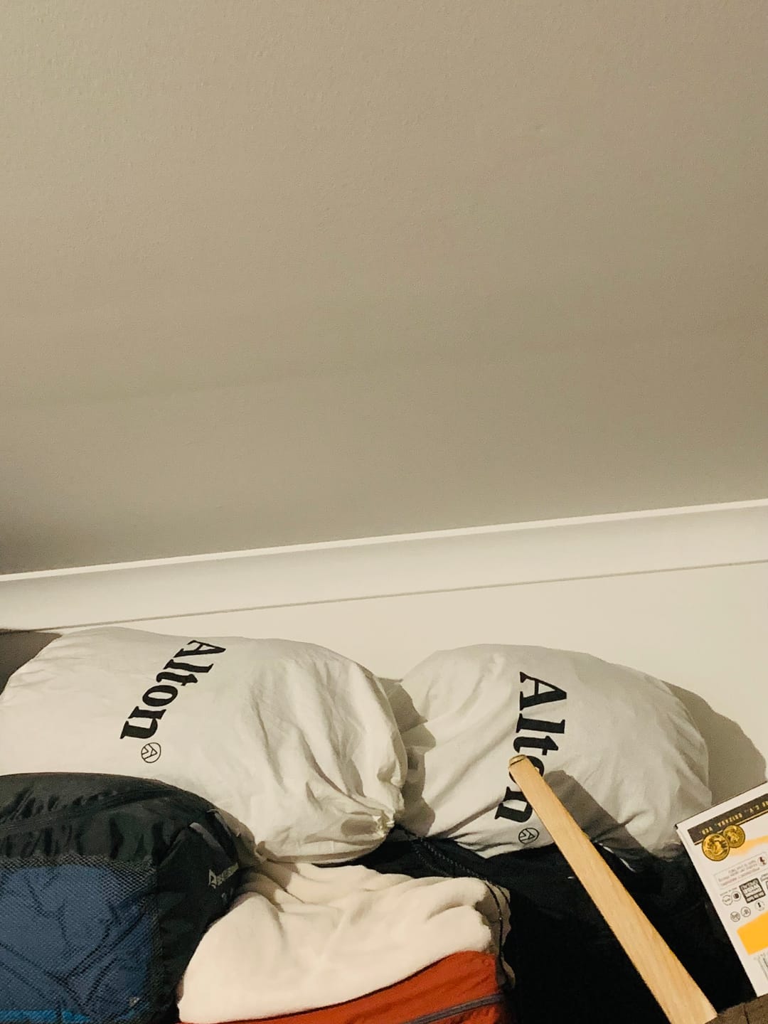 Customer photo review of Down Storage Sack
