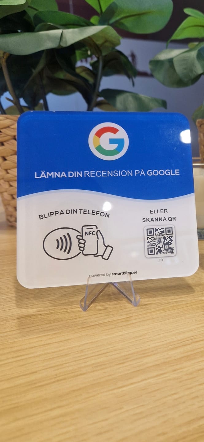 Customer photo review of Google Recensionsplatta