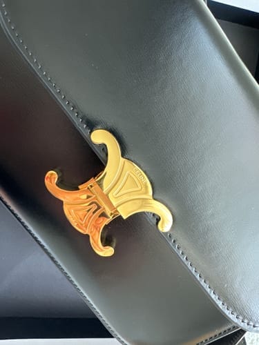 Customer photo review of CLASSIQUE TRIOMPHE 22 BLACK CALFSKIN GOLD HARDWARE