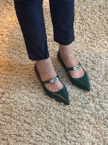 Customer photo review of HM 25C Kiara 40 Pump Castleton Green Calfskin 210276